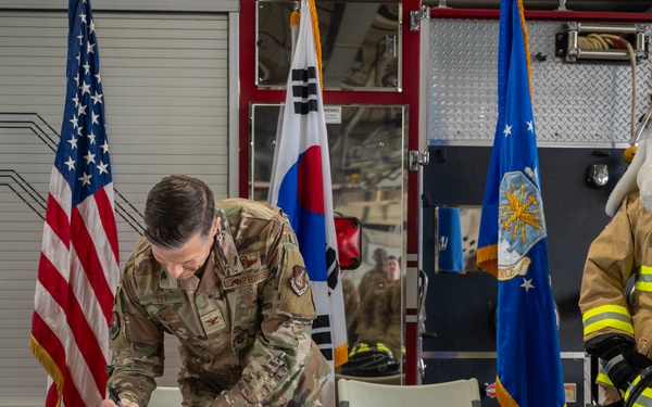 Fire Prevention Week at Osan Air Base