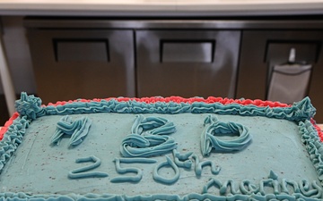 Food Service Marines with Combat Logistics Regiment 37 Hold Cake Competition