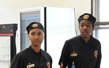 Food Service Marines with Combat Logistics Regiment 37 Hold Cake Competition