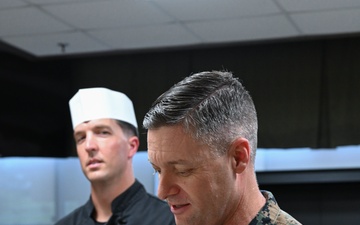 Food Service Marines with Combat Logistics Regiment 37 Hold Cake Competition