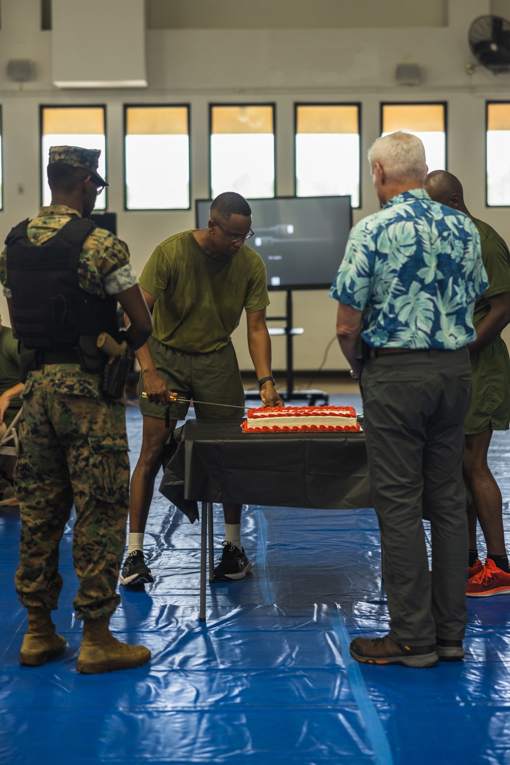 Camp Blaz Marines run across Guam for 250th Marine Corps Birthday
