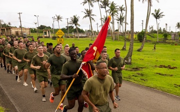 Camp Blaz Marines run across Guam for 250th Marine Corps Birthday