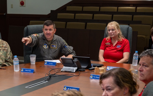 Sister city delegates tour Misawa Air Base