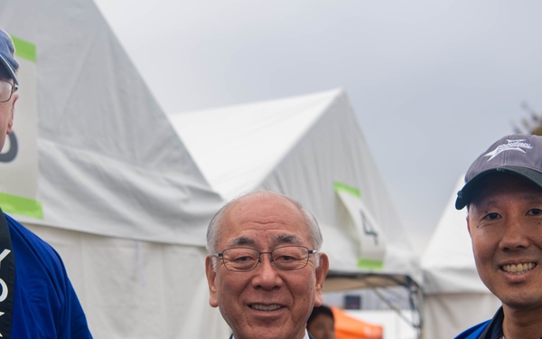 Yokota leadership meets community leaders for annual Mizuho, Musashimurayama festivals