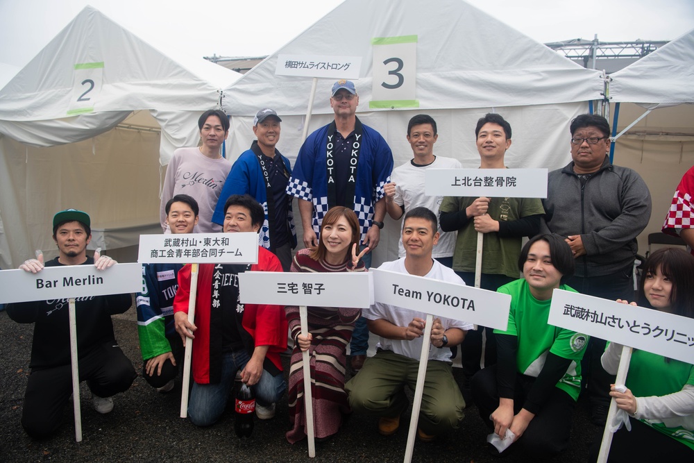 Yokota leadership meets community leaders for annual Mizuho, Musashimurayama festivals
