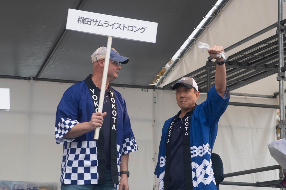 Yokota leadership meets community leaders for annual Mizuho, Musashimurayama festivals