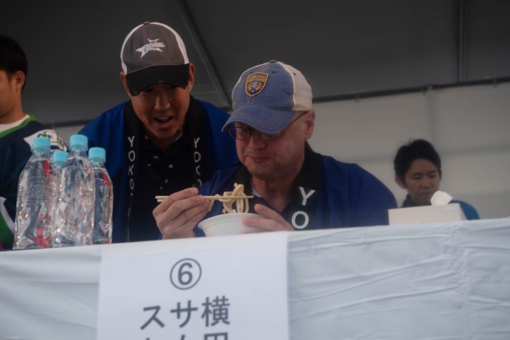 Yokota leadership meets community leaders for annual Mizuho, Musashimurayama festivals