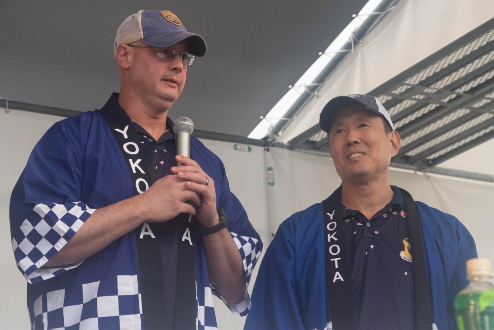 Yokota leadership meets community leaders for annual Mizuho, Musashimurayama festivals