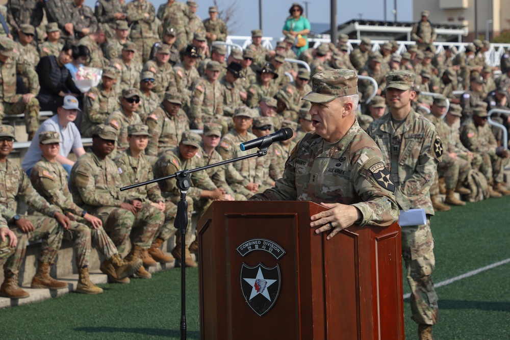 Maj. Gen. Taylor's Farewell Ceremony
