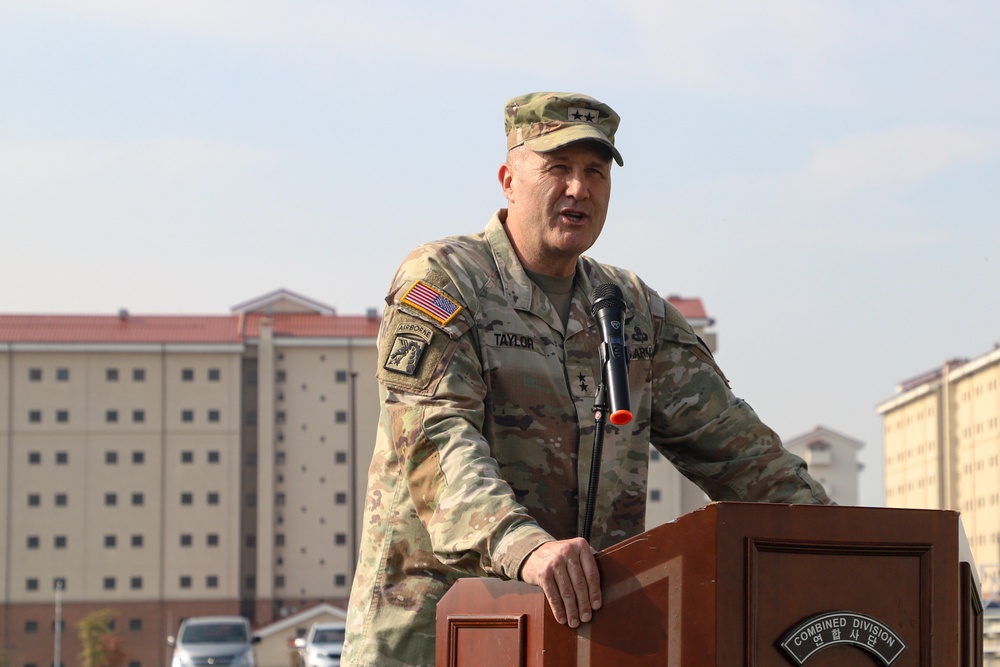 Maj. Gen. Taylor's Farewell Ceremony