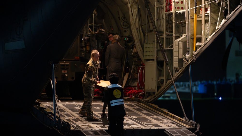 U.S. Air Force with 374th Operations Group Arrive in Philippines to Support Foreign Disaster Relief Operations