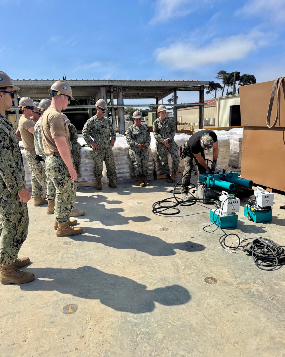 Seabees Build Readiness with Grout and Post-Tensioning Training