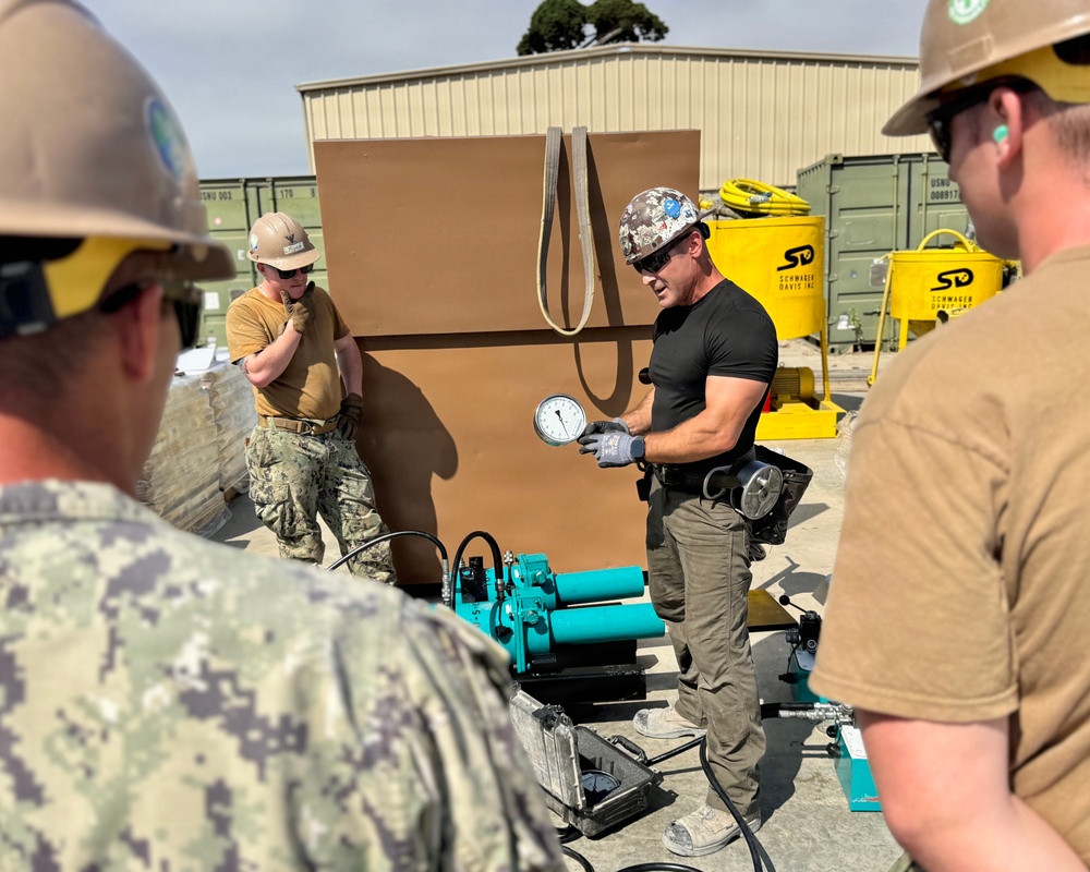 Seabees Build Readiness with Grout and Post-Tensioning Training