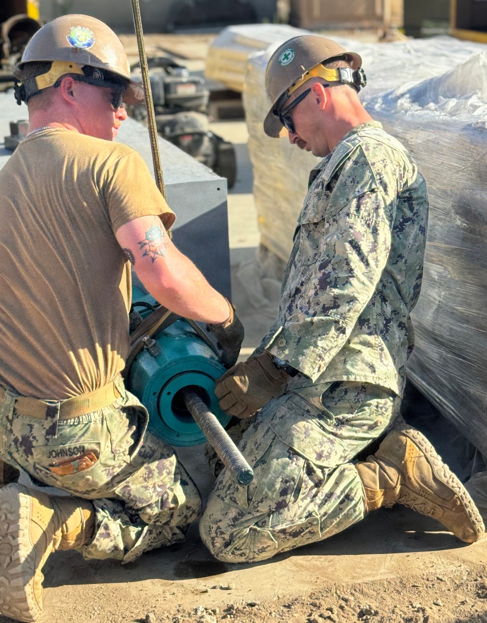Seabees Build Readiness with Grout and Post-Tensioning Training
