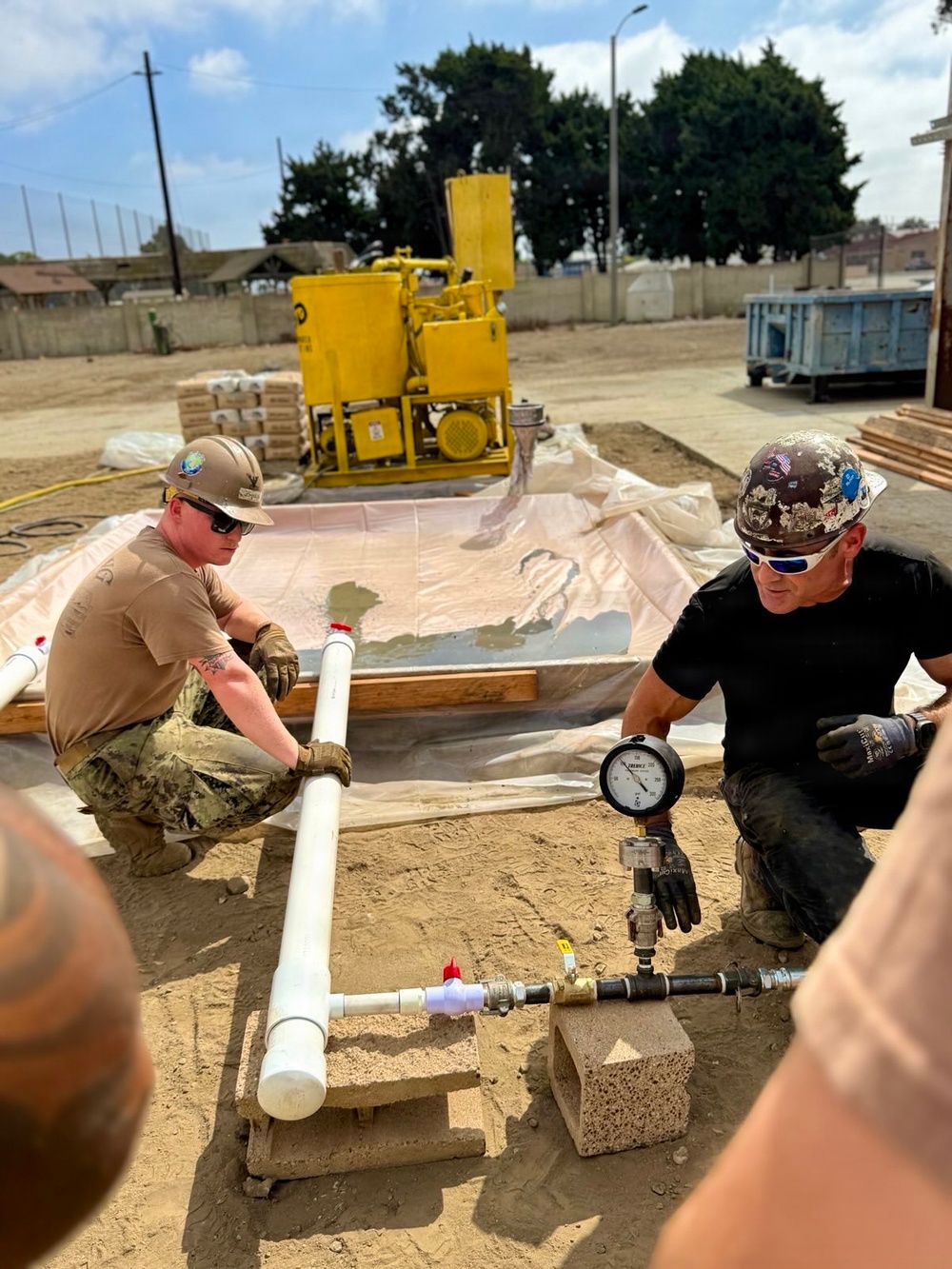 Seabees Build Readiness with Grout and Post-Tensioning Training
