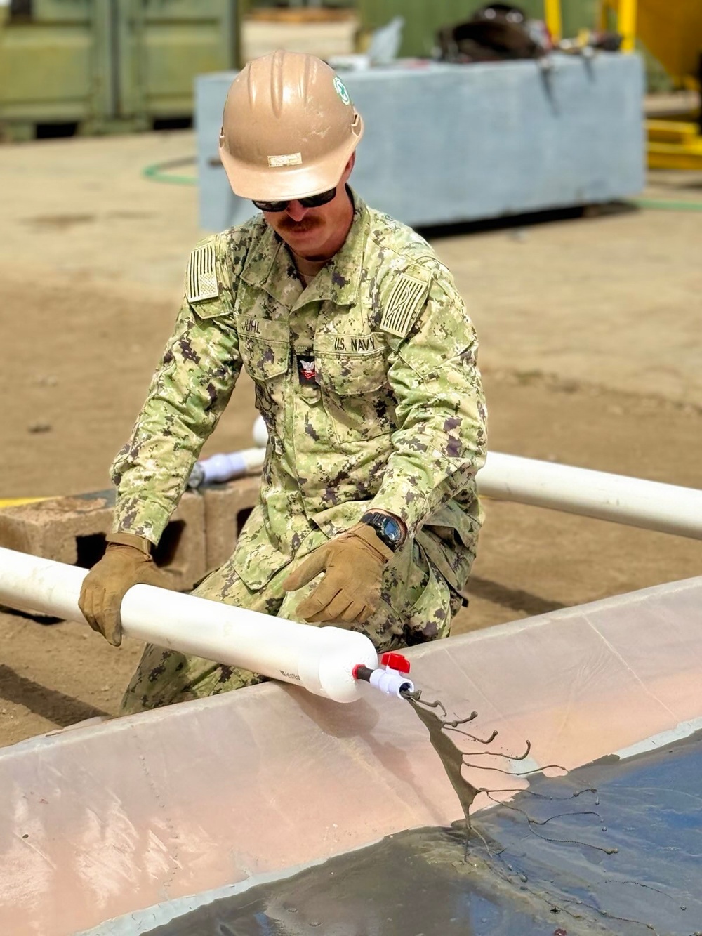 Seabees Build Readiness with Grout and Post-Tensioning Training