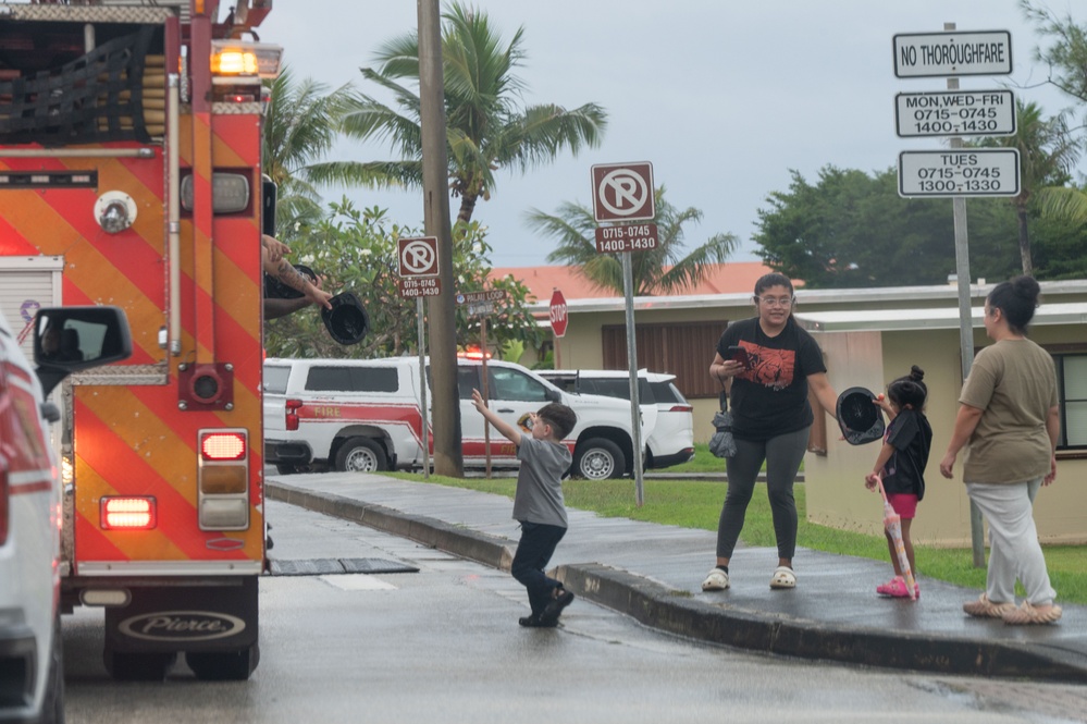 Andersen AFB Fire Department hosts Fire Prevention Week Parade