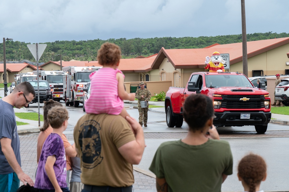 Andersen AFB Fire Department hosts Fire Prevention Week Parade
