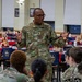 Champion Brigade junior Soldiers talk with Champion CSM