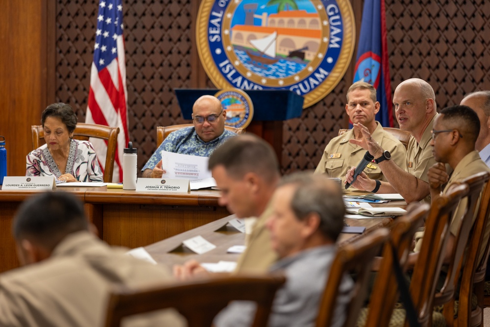Civil-Military Coordination Council Meeting convened at the Ricardo J. Bordallo Complex in Adelup