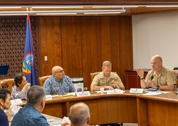 Civil-Military Coordination Council Meeting convened at the Ricardo J. Bordallo Complex in Adelup
