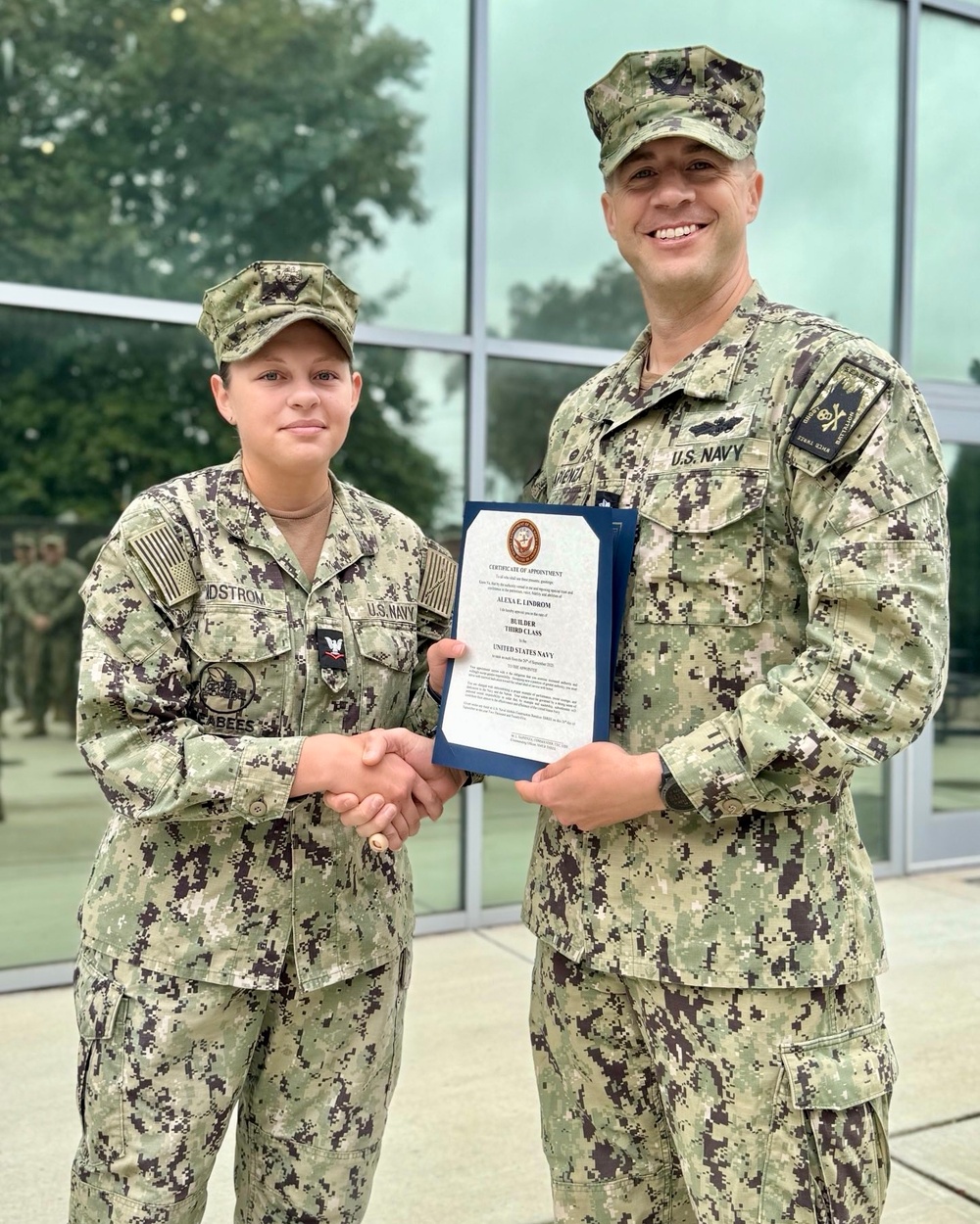 BU3 Lindstrom Recognized for Outstanding Performance