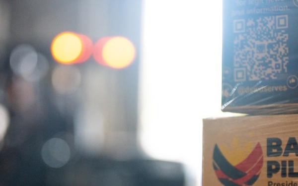 MRF-SEA Marines Stage 10,000 Family Food Packs for Foreign Disaster Relief Operations Following Super Typhoon Fung-Wong