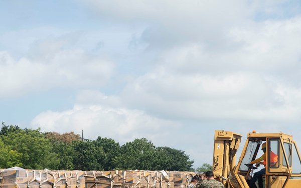 U.S. Marines with 1st MAW, MRF-SEA Deliver Supplies at Clark Air Base, Philippines in Support of Foreign Disaster Relief Operations