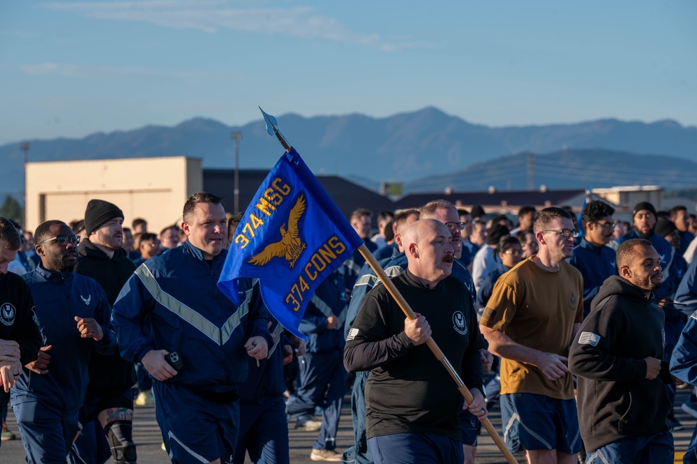 374 AW runs to commemorate Veterans Day
