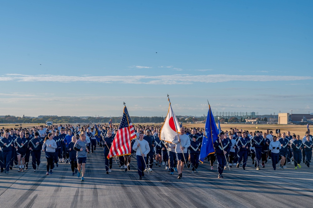 374 AW runs to commemorate Veterans Day