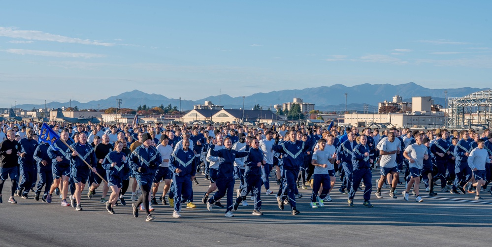 374 AW runs to commemorate Veterans Day