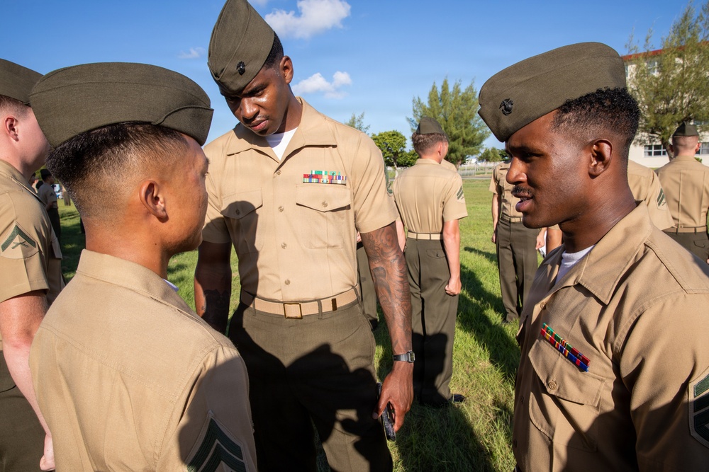3rd Maintenance Battalion Uniform inspection