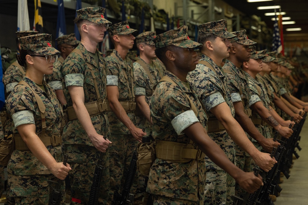 3rd Landing Support Battalion Change of Command Ceremony