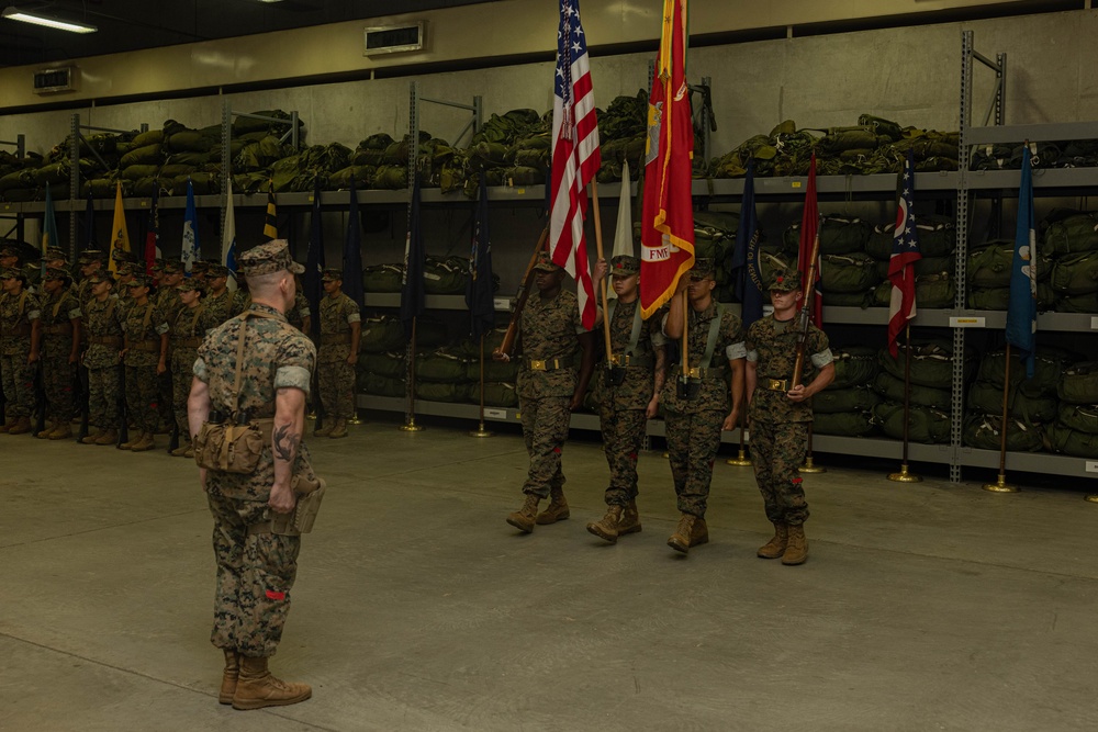 3rd Landing Support Battalion Change of Command Ceremony