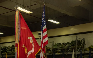 3rd Landing Support Battalion Change of Command Ceremony