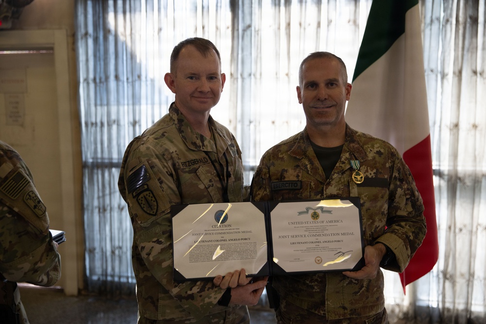 Coalition forces Honored in Joint Service Commendation Ceremony