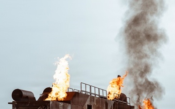 100th CES brings the heat during live fire training