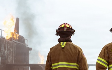100th CES brings the heat during live fire training