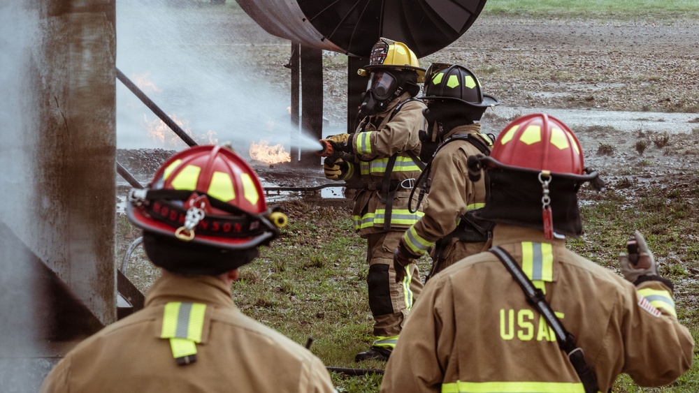 100th CES brings the heat during live fire training