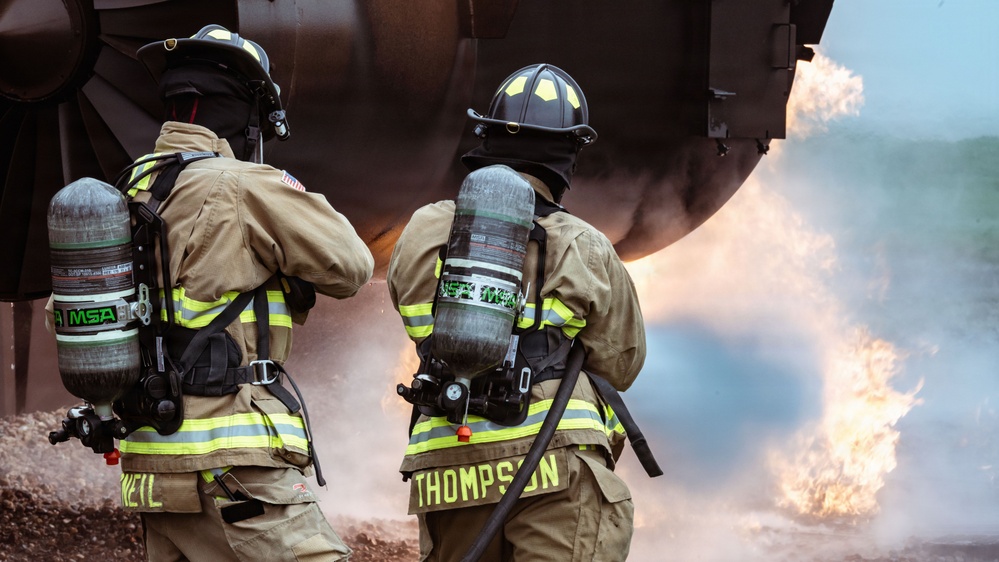 100th CES brings the heat during live fire training