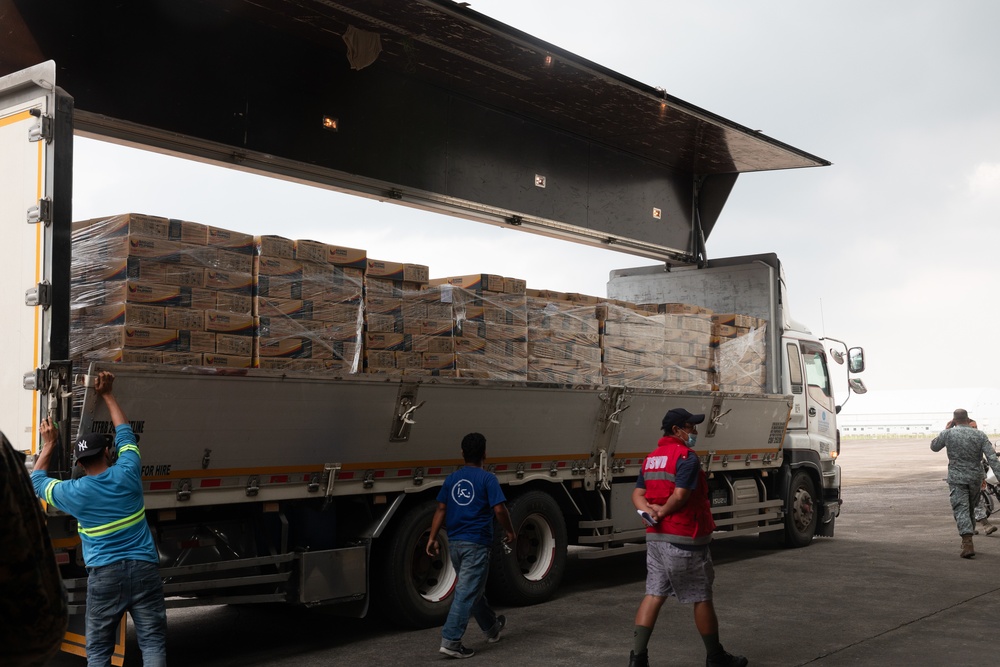 Philippine Armed Forces, U.S. Marines Prepare 10,000 Family Food Packs for Disaster Relief Operations following Super Typhoon Fung-Wong