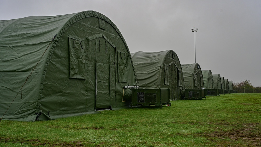 King Bee: 100th CES simulated small shelter system