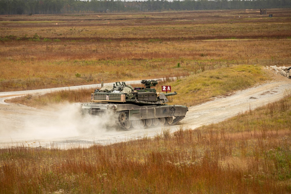 Dogface Soldiers conduct armored platoon live-fire