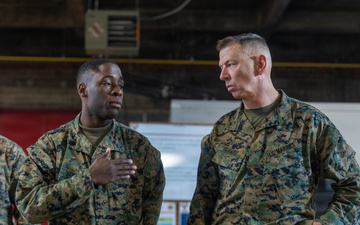 2nd Marine Division Assistant Commander Tours 2nd Combat Readiness Regiment’s Repairable Issue Point and Supply Management Unit