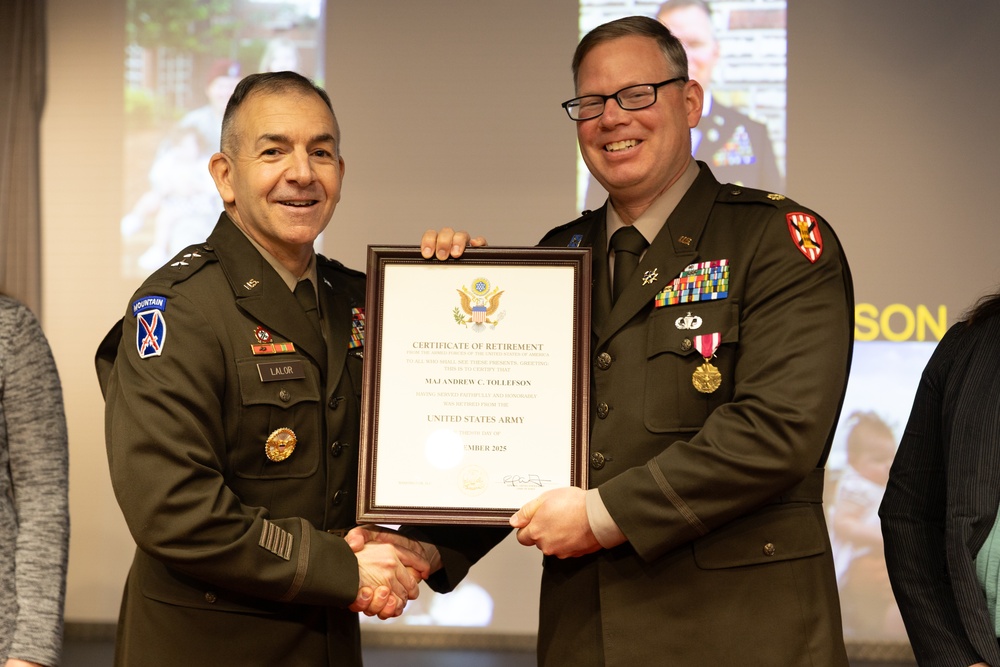 21st TSC Retirement Ceremony