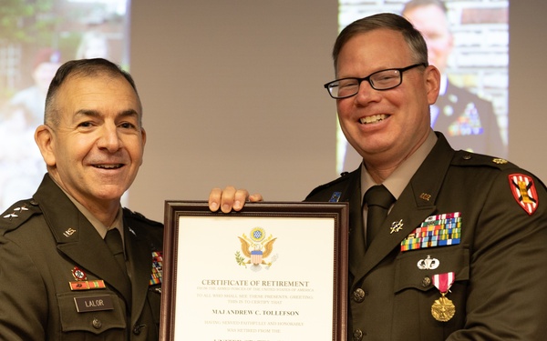 21st TSC Retirement Ceremony