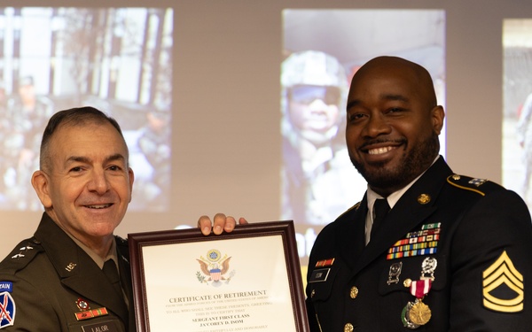 21st TSC Retirement Ceremony