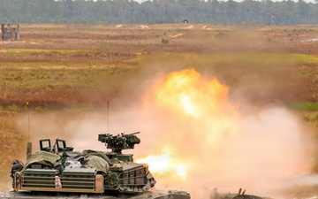 Dogface Soldiers conduct armored platoon live-fire