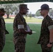 U.S. Marine Corps Sgt. Westfelt Recieves the Navy and Marine Corps Medal