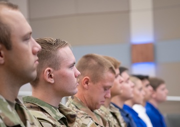 18th Air Force Commander delivers advice, mentorship to ROTC cadets